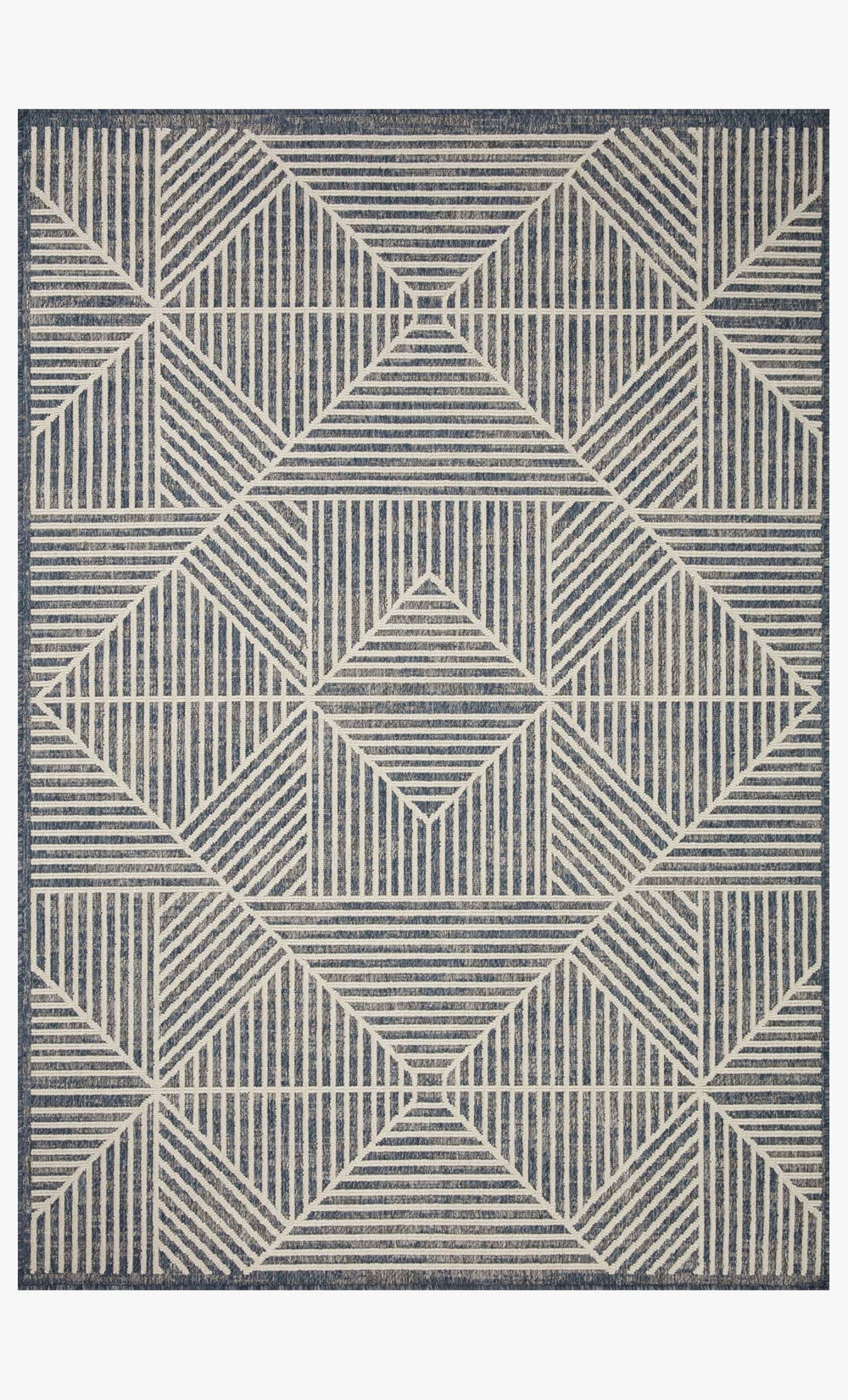 Loloi Rainier Rai-03 Denim / Ivory area rug