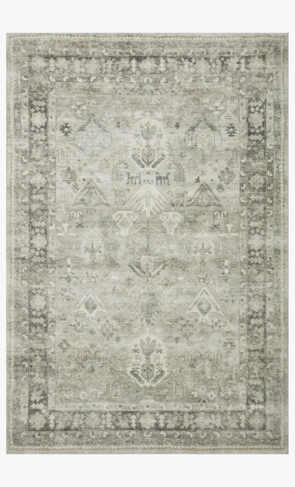 Loloi Rosette Ros-04 Steel / Graphite area rug