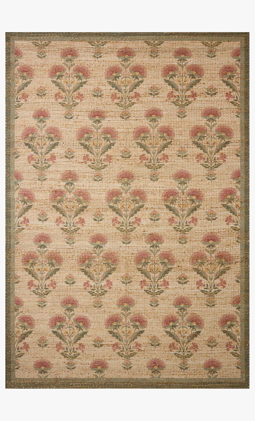 Loloi Rue Rue-01 Sage / Blush area rug