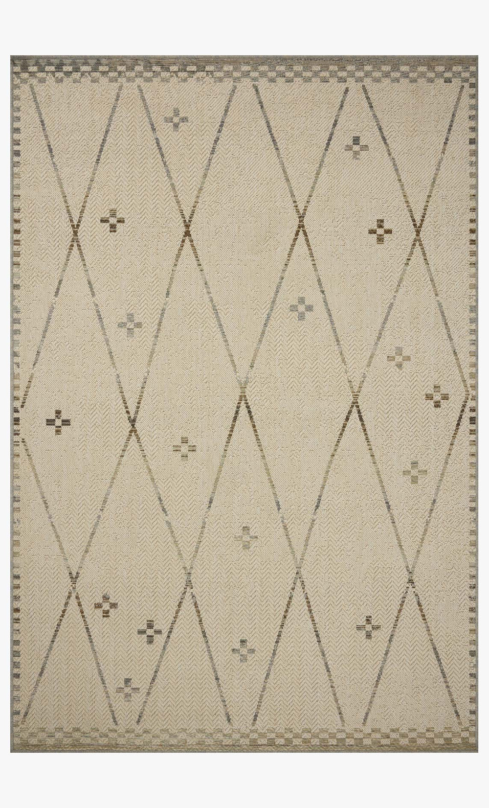 Loloi Saylor Say-01 Ivory / Pebble area rug
