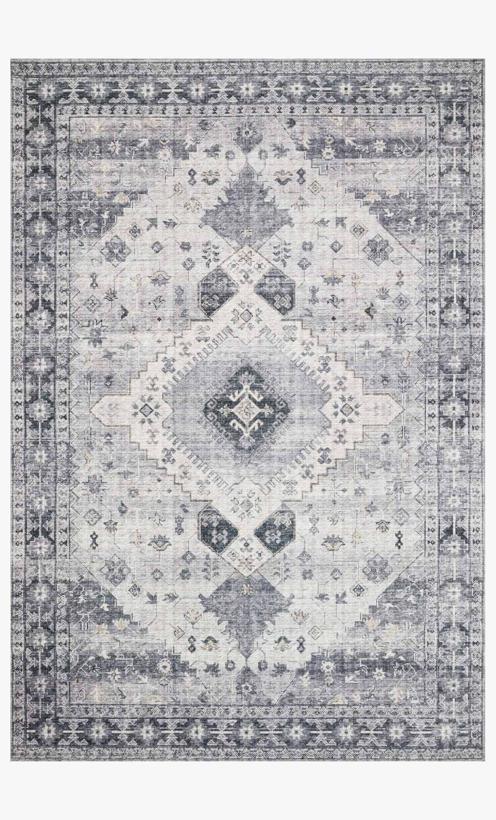 Loloi Skye Sky-02 Silver / Grey area rug