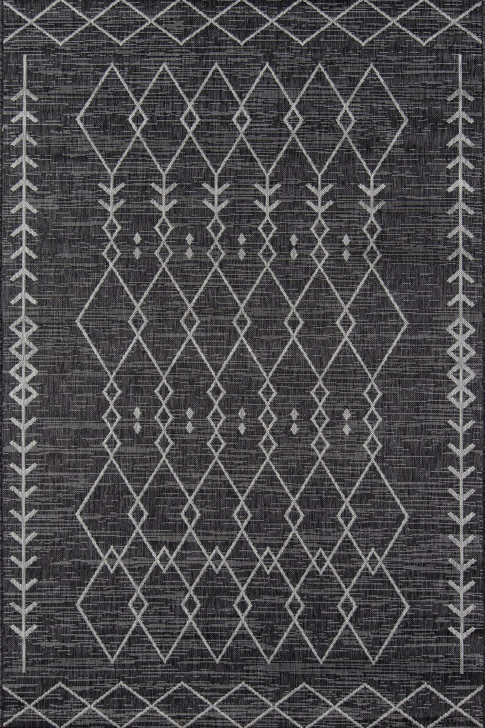 Novogratz Villa Monaco Charcoal Area Rug
