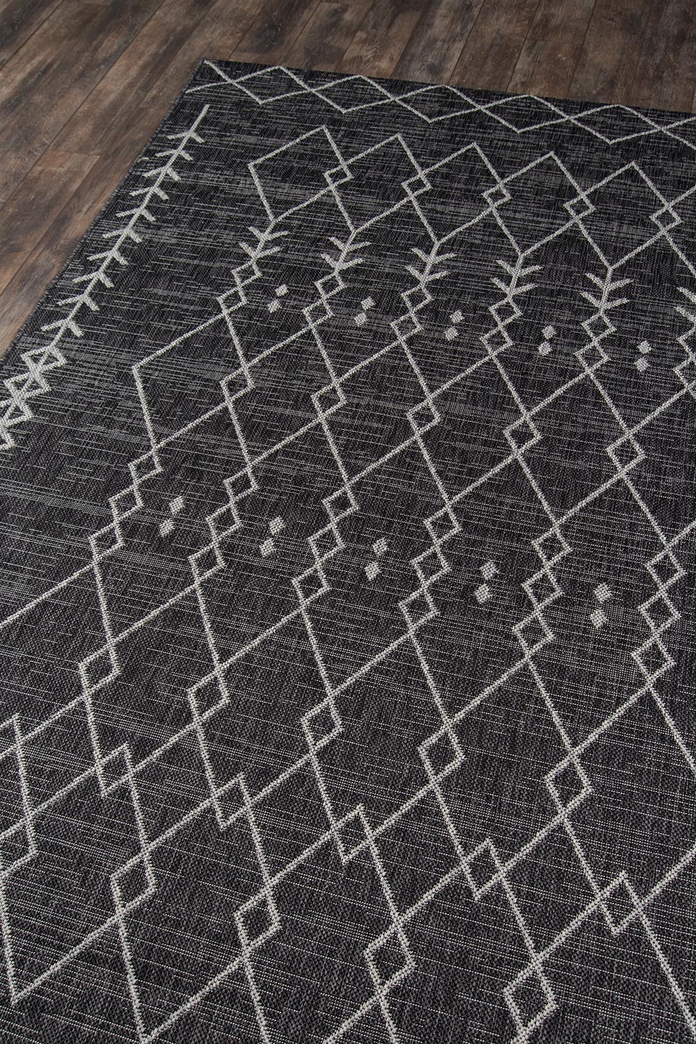 Novogratz Villa Monaco Charcoal Area Rug
