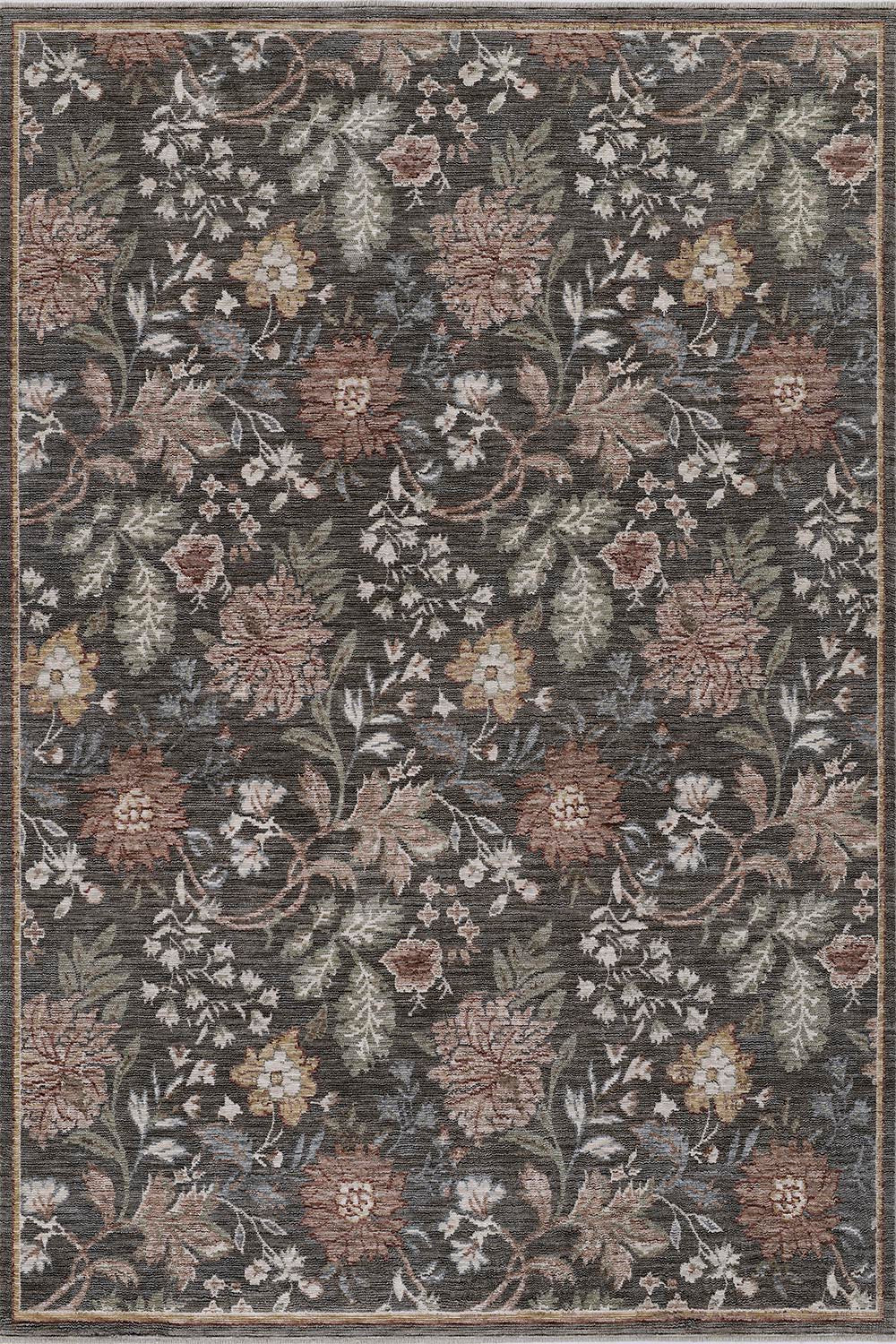 Momeni Wisteria Charcoal Area Rug