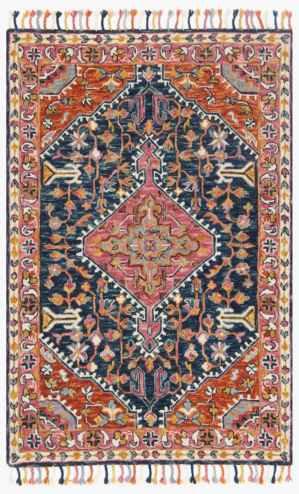 Loloi Zharah Zr-01 Navy / Multi area rug