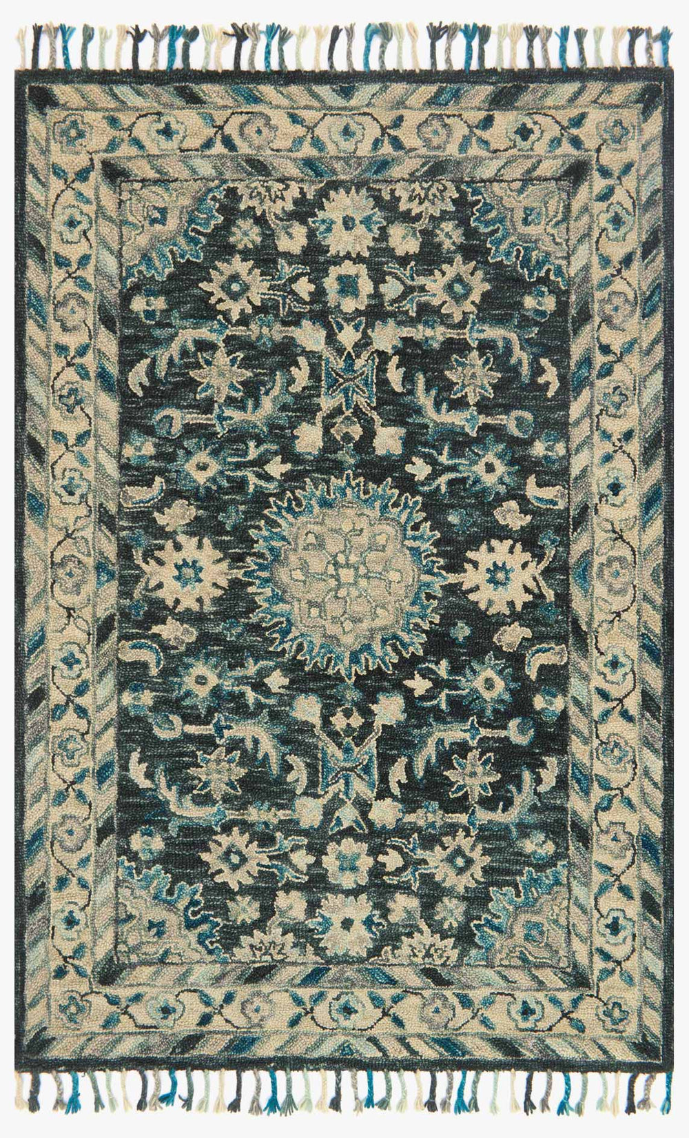 Loloi Zharah Zr-02 Teal / Grey area rug