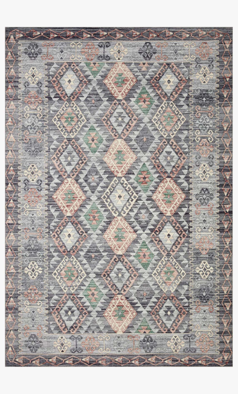 Loloi Zion Zio-01 Grey / Multi area rug