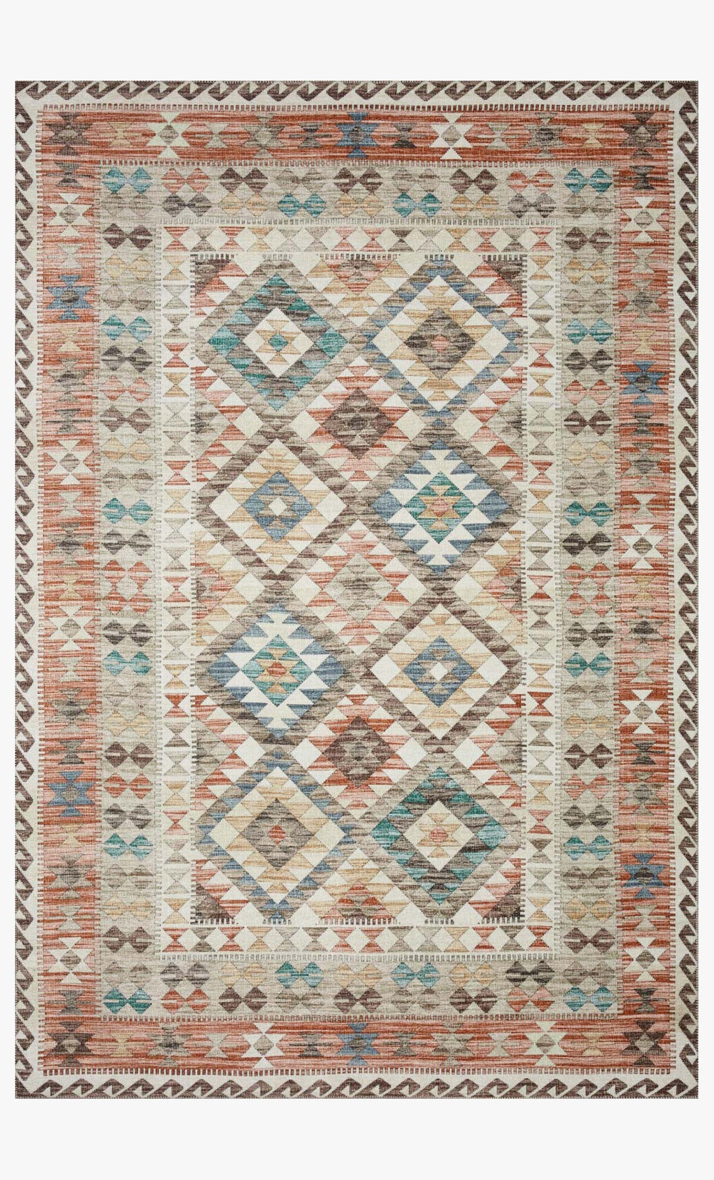 Loloi Zion Zio-04 Ivory / Multi area rug